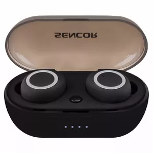 Bezvadu austiņas SENCOR SEP 510BT — Bluetooth v5.0, 10 mm skaļruņi, 16 Ω, 20 Hz–20 kHz, 50 mAh akumulators