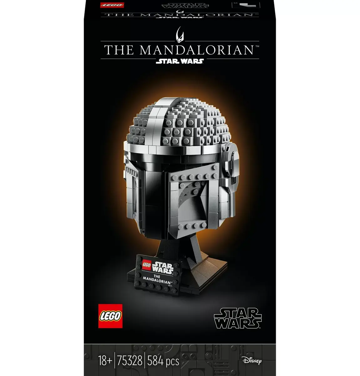 LEGO Mandalorian Helmet 75328 display model Photo 1