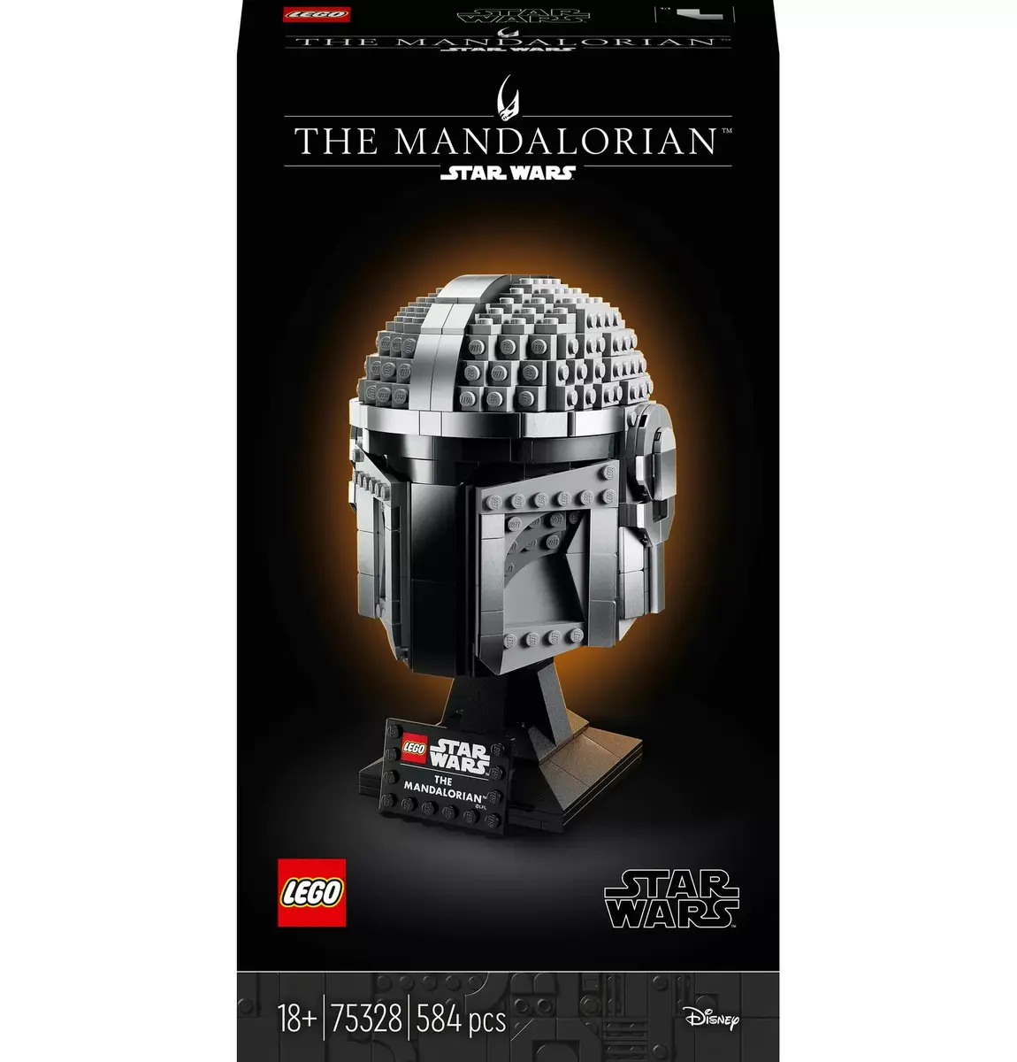 LEGO Mandalorian Helmet 75328 display model Photo 4