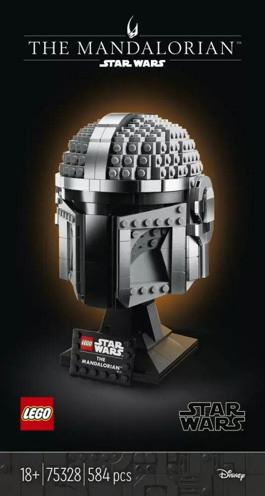 LEGO Mandalorian Helmet 75328 display model Photo 7