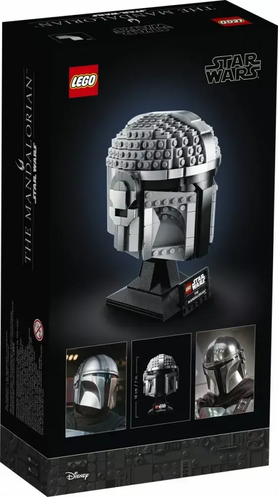 LEGO Mandalorian Helmet 75328 display model Photo 8
