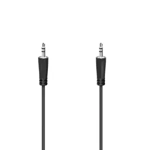 Hama audio kabelis 3.5mm vīrietis - 3.5mm vīrietis 3 m melns