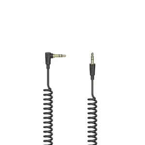 Аудиокабель Hama Flexi-Slim 0.75м 3.5мм Черный Мужской к Мужскому Золотое покрытие