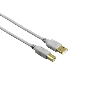 USB кабель Hama 00200903 1.5м USB A USB B Серый