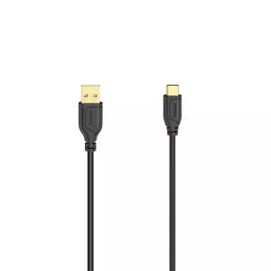 USB cable Hama 00200634 USB 2.0 0.75 m USB A USB C Black
