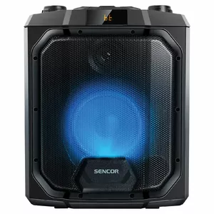Портативная колонка для вечеринки SENCOR SSS 3700 — 50 Вт, аккумулятор 4000 мА·ч, Bluetooth 4.2, USB, AUX, TWS, светомузыка, IPX4