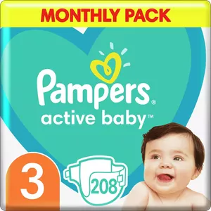 Pampers ABD Monthly Box S3 208 pc(s)