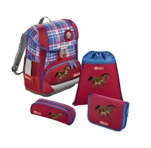 Skolas soma komplekts step by step Light 2 meitenēm — poliesters: skolas soma, sporta soma, zīmuli, 290×210×375 mm