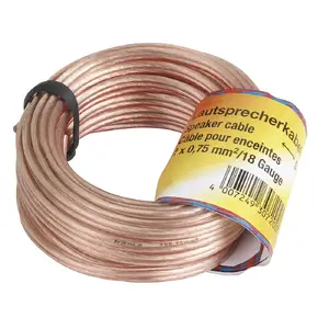 Аудиокабель Hama 00205141 10 м Медь Прозрачный