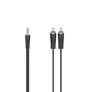 Аудиокабель Hama 00205111 3м 3.5мм 2 x RCA Черный
