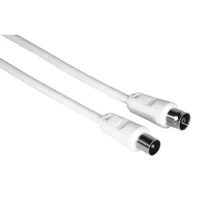 Hama 00205030 coaxial cable 5 m White