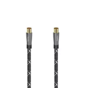 Coaxial Cable Hama 00205070 1.5 m Black Grey