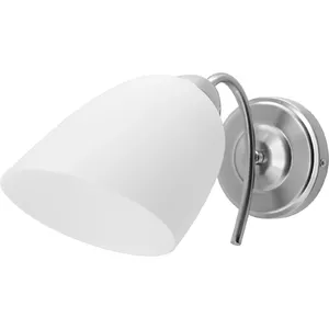 Activejet Classic single wall lamp NIKITA nickel E27 for the living room