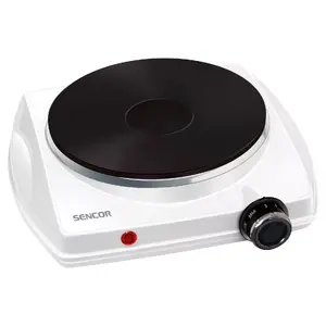 SENCOR SCP 1503WH countertop sealed-plate hob, 24 cm, 1 zone, 1500 W, white
