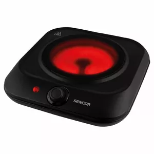 Electric hot plate Sencor SCP 1763BK, 1 cooking zone, mechanical control