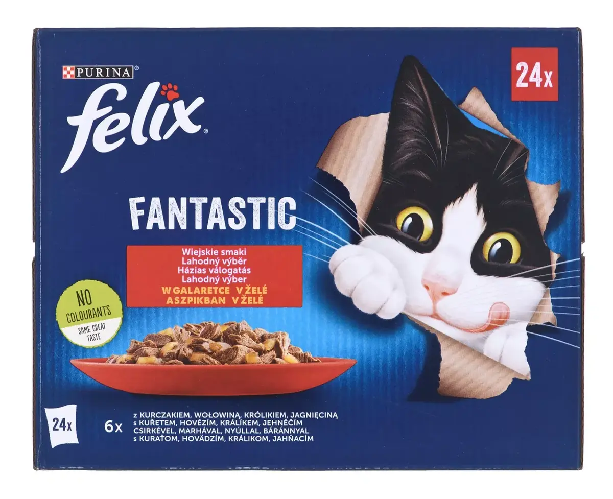 Felix Fantastic влажный корм для кошек мультипак 24×85 г Photo 2