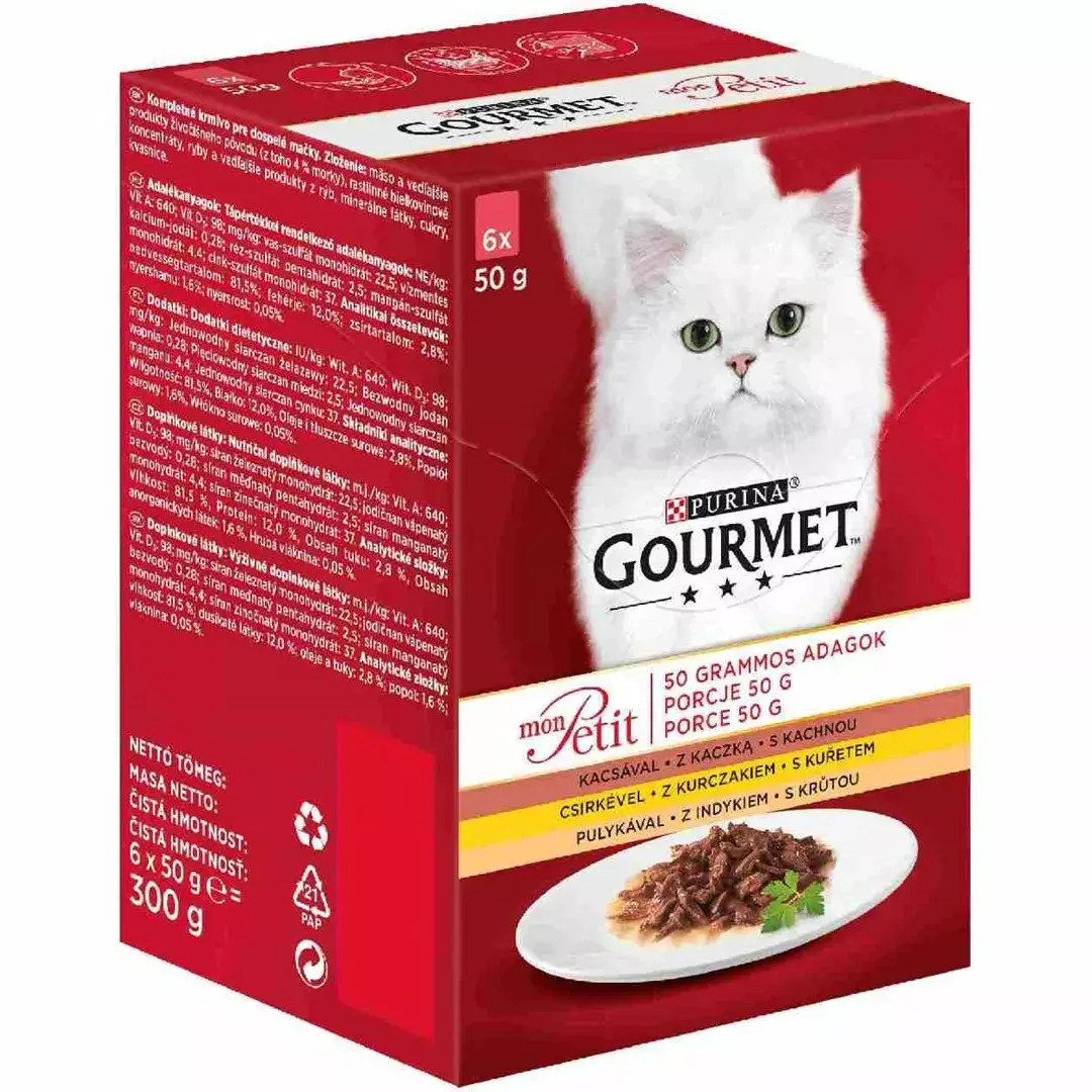 Влажный корм Purina Nestlé GOURMET Mon Petit Poultry Mix Photo 5