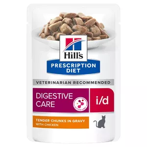 HILL "S Prescription Diet Digestive Care i/d Feline ar vistas gaļu - mitrā kaķu barība - 85g