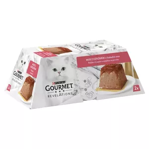 Wet cat food Purina Gourmet Revelations Salmon pouch 2 x 57 g, adult cats, 81% moisture