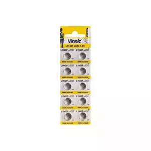 Пачка батареек VINNIC AG12 щелочные 1.5 В — 10 шт