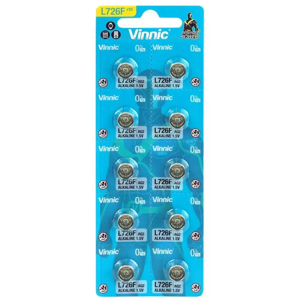 Щелочные батарейки VINNIC AG3 1.5В Photo 1