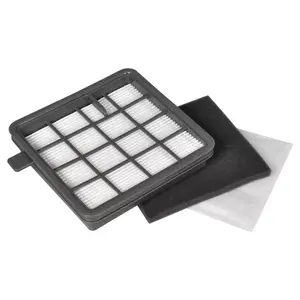 Cilindra putekļsūcēja aksesuārs SENCOR SVX 012HF H.E.P.A. filtru komplekts priekš SVC510 SVC511 SVC512, melns