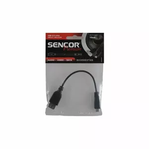 Кабель USB 2.0 SENCOR A (гнездо) — Micro B (штекер)