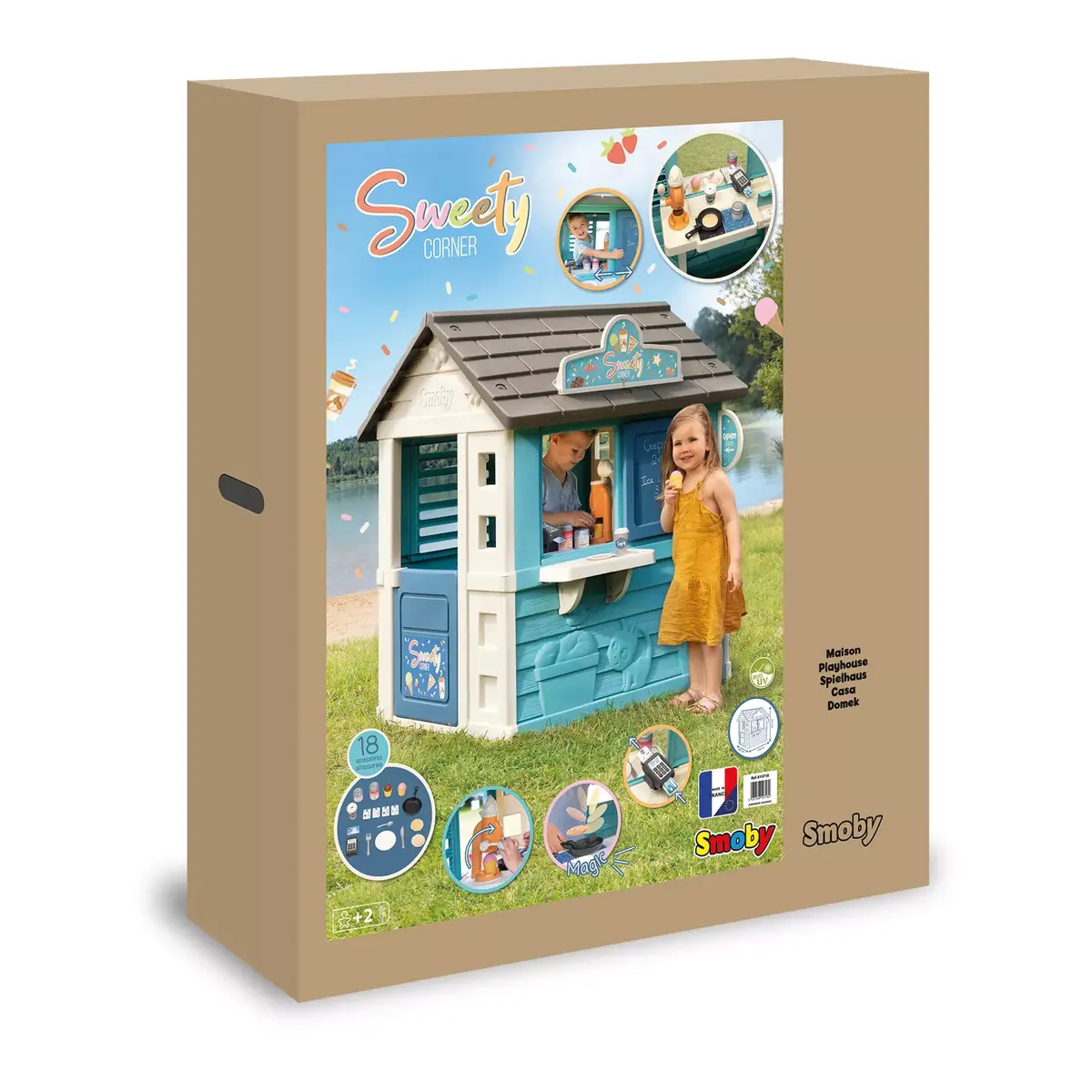 Spēļu māja Smoby Spielhaus Sweety Corner Photo 4