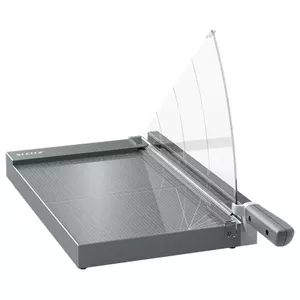 Paper cutter LEITZ Precision Office Pro A4+ — cutting capacity 25 sheets, stainless steel blade, 585×360×300 mm, anthracite