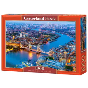 Пазл Castorland Aerial View of London — 1000 элементов, готовый размер 680×470 мм