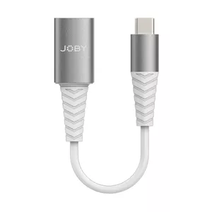 Joby JB01822-BWW USB kabelis 0,155 m USB 3.2 Gen 1 (3.1 Gen 1) USB C USB A Sudrabs