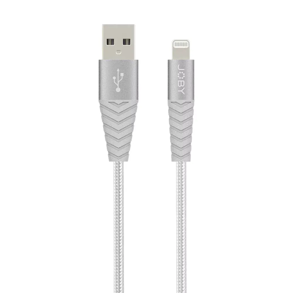 Кабель Joby Charge and Sync Lightning 1.2м Серебристый Photo 2