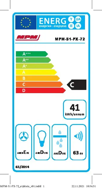 Встраиваемая вытяжка MPM MPM-51-PX-72 Photo 4