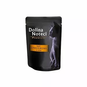Влажный корм для кошек dolina noteci Premium Филе куриной грудки 85 г — для взрослых, полноценный корм, влажность 81%