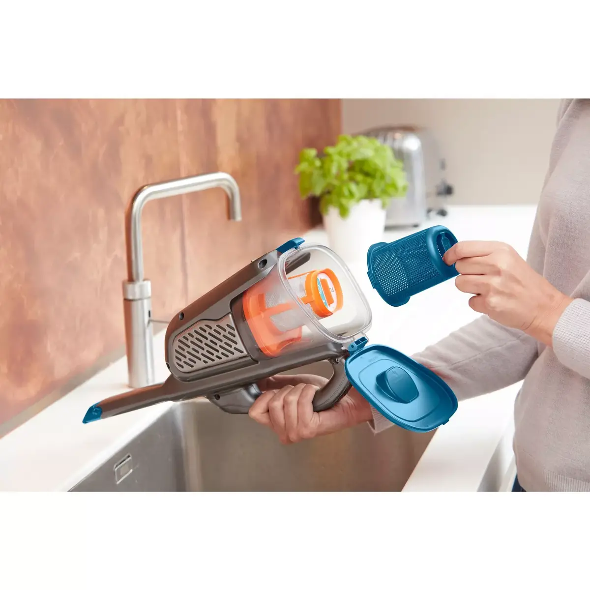 Black & Decker BHHV520BF-QW ручной пылесос Photo 29