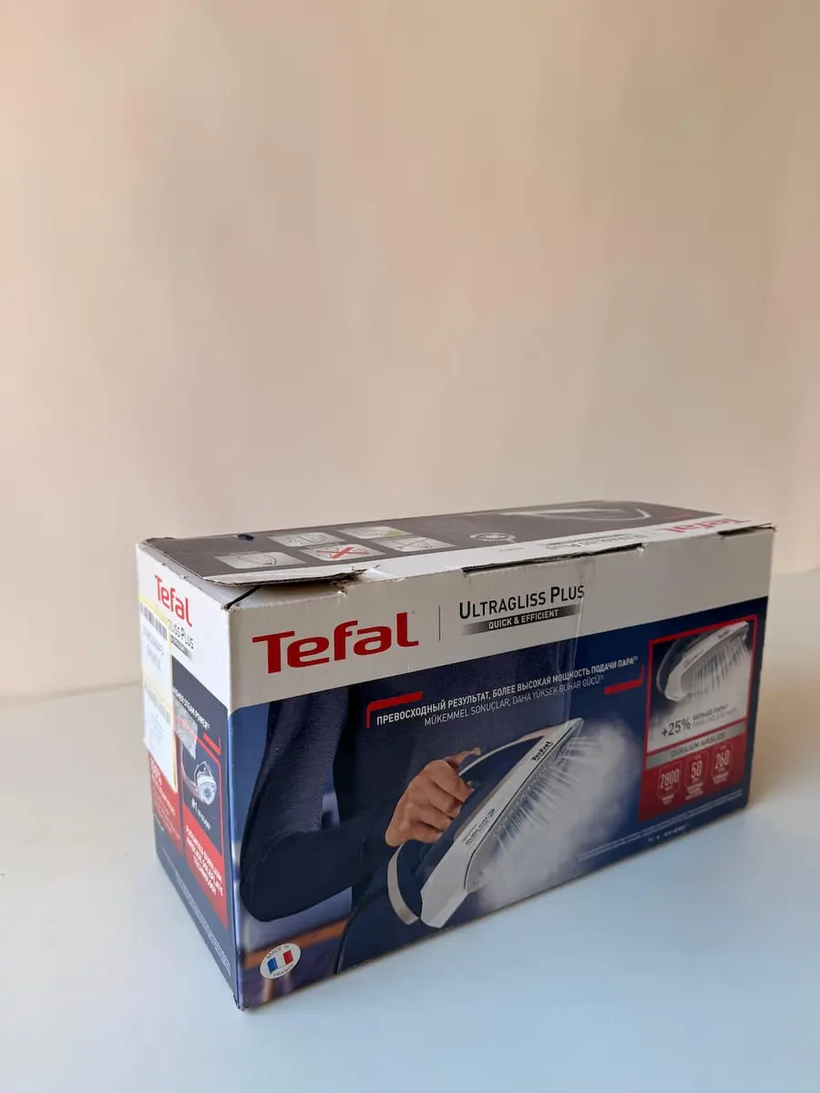 Tefal Ultimate Pure FV6812 Tvaika gludeklis Photo 3