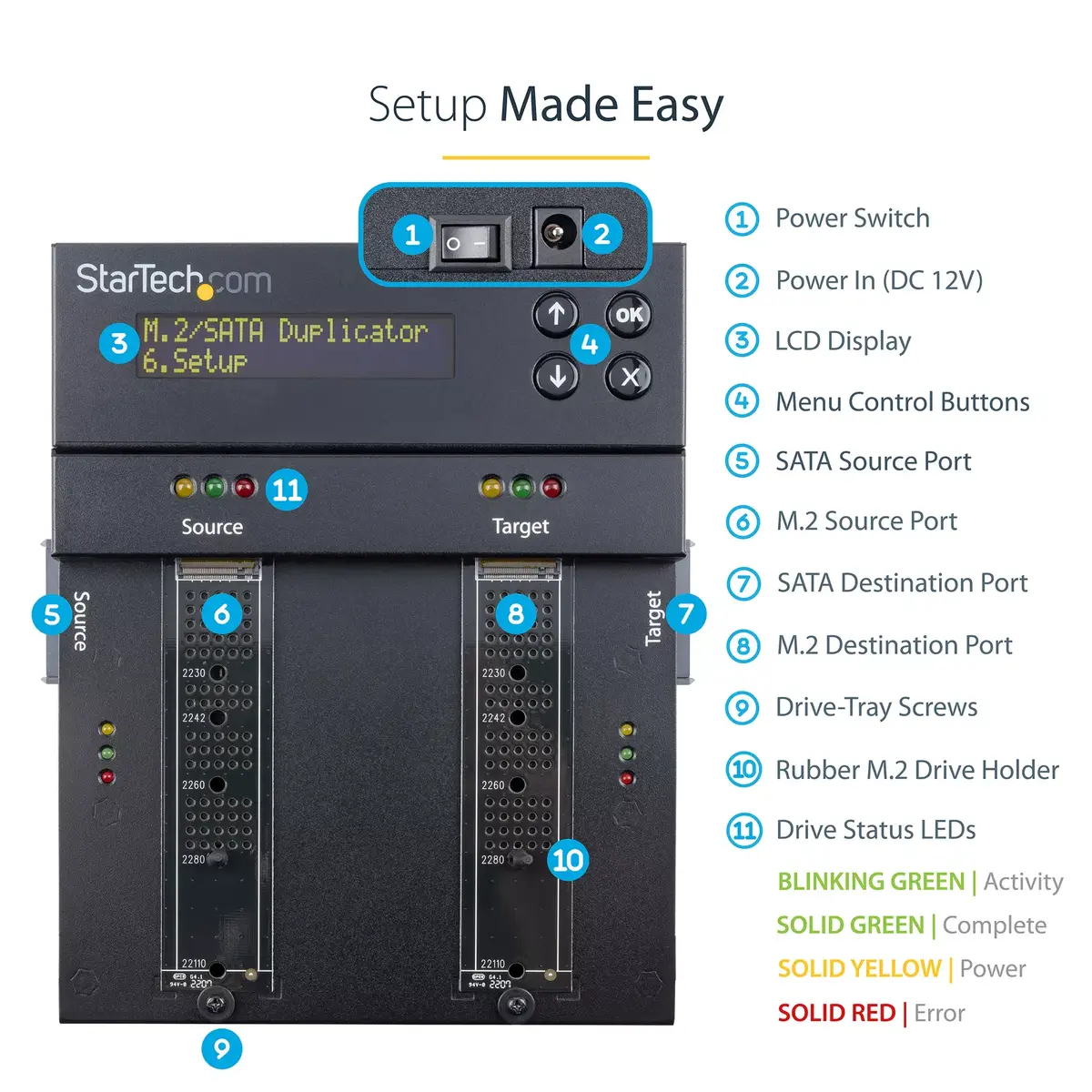 HDD/SSD Duplicators StarTech SM2DUPE11 Photo 11