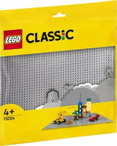 LEGO building plate 11024 — Classic gray base plate 48x48 studs (380 × 380 mm)