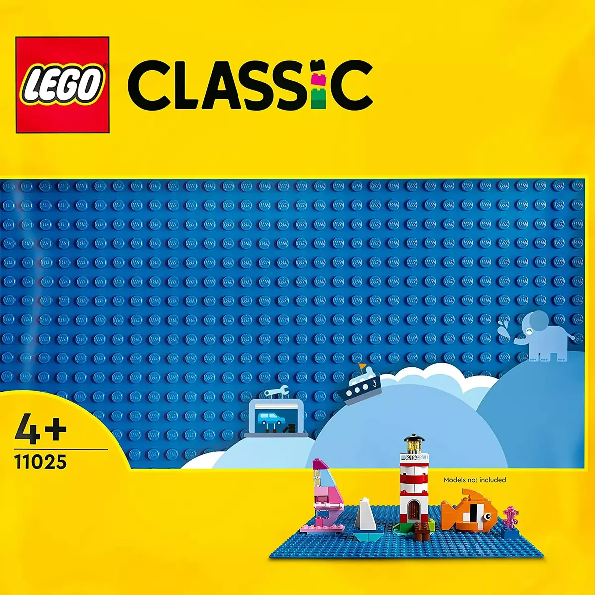LEGO базовая плита 11025 — синяя 32×32 Photo 1