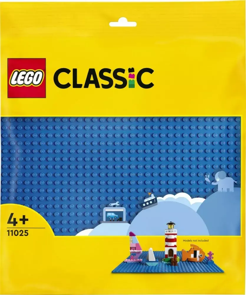 LEGO базовая плита 11025 — синяя 32×32 Photo 3
