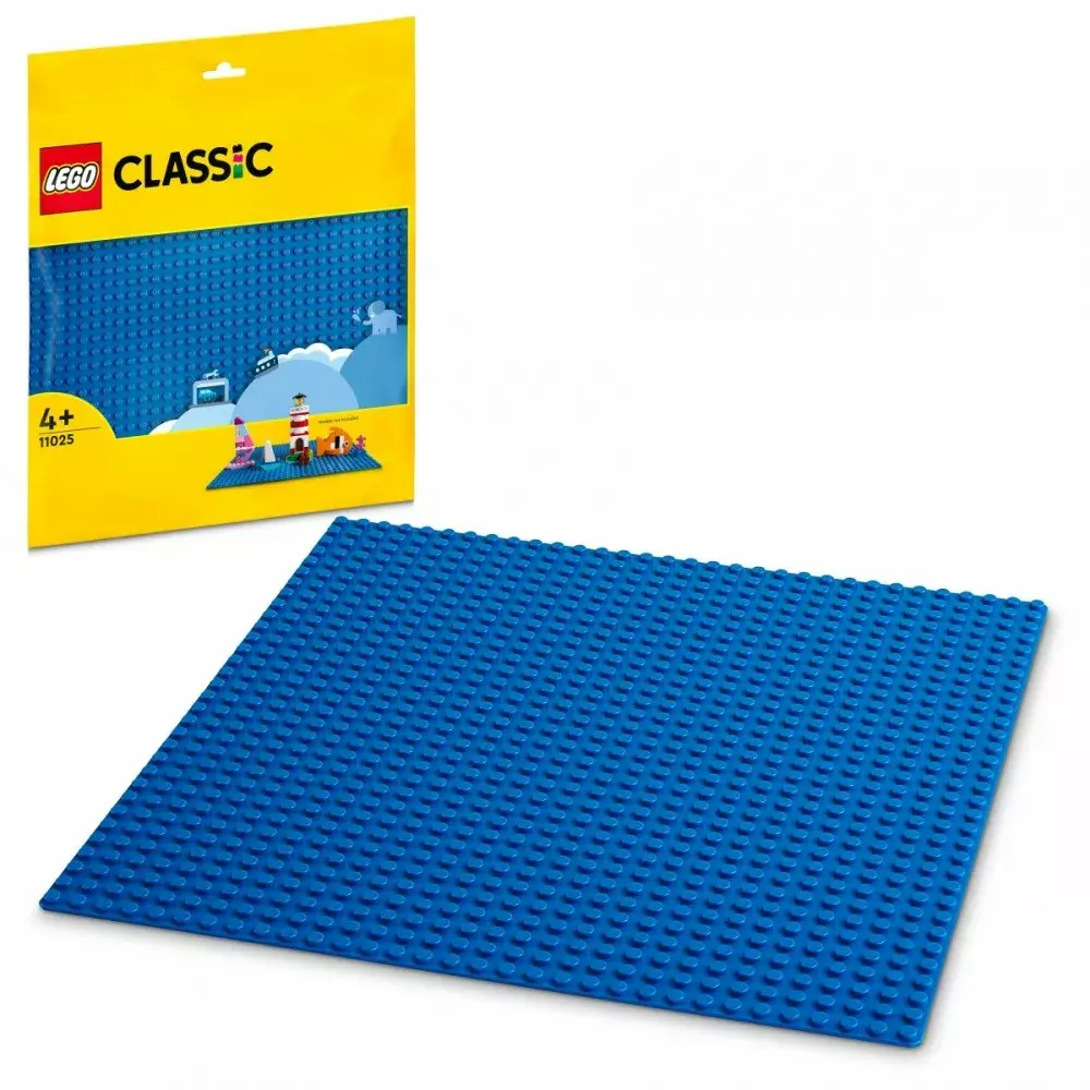 LEGO базовая плита 11025 — синяя 32×32 Photo 4