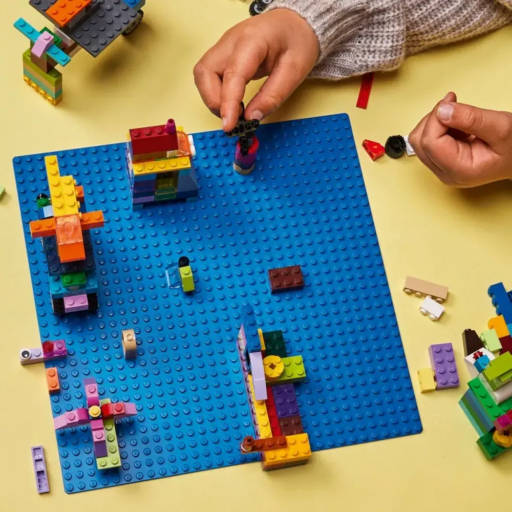 LEGO базовая плита 11025 — синяя 32×32 Photo 6
