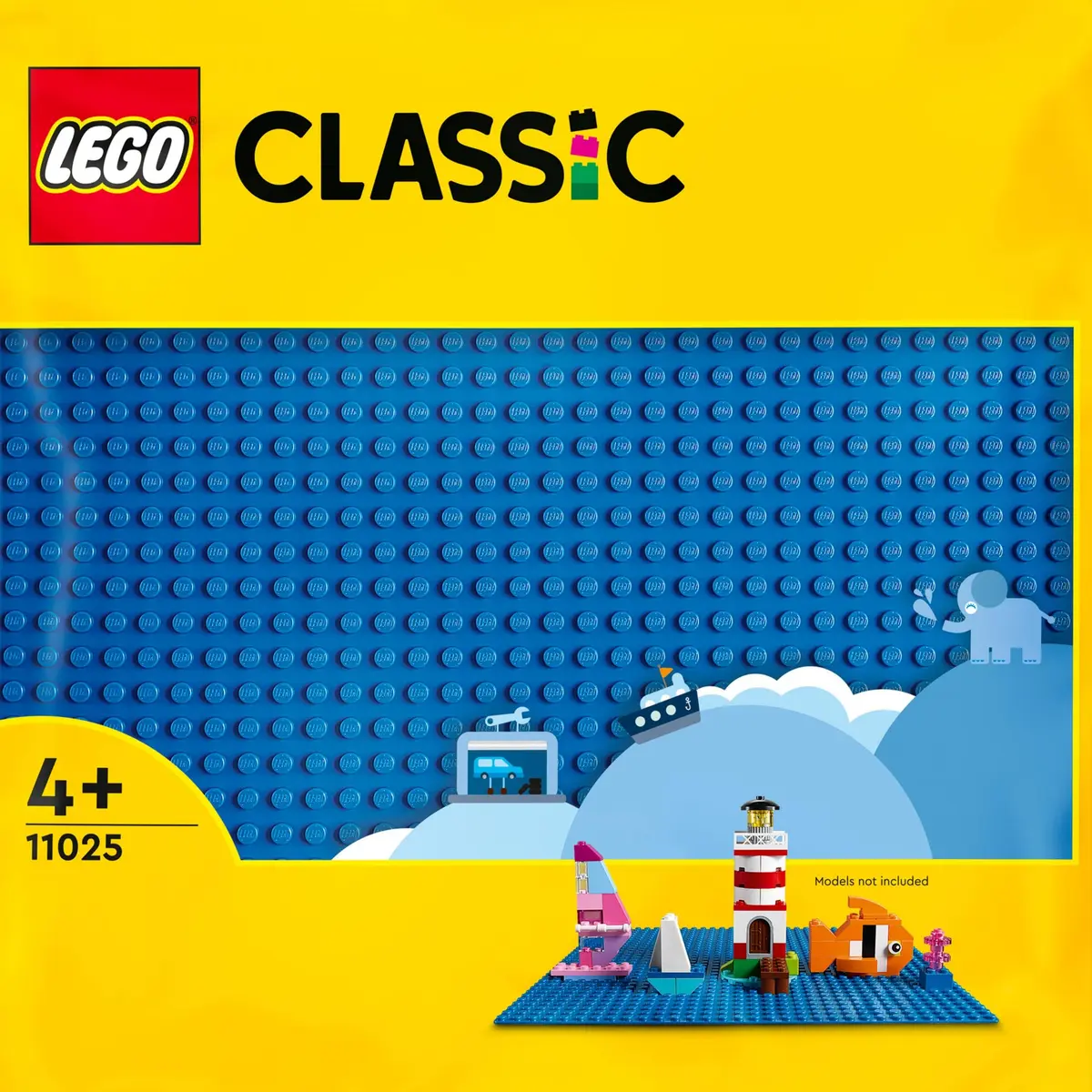 LEGO pamatplate 11025 — zila 32x32