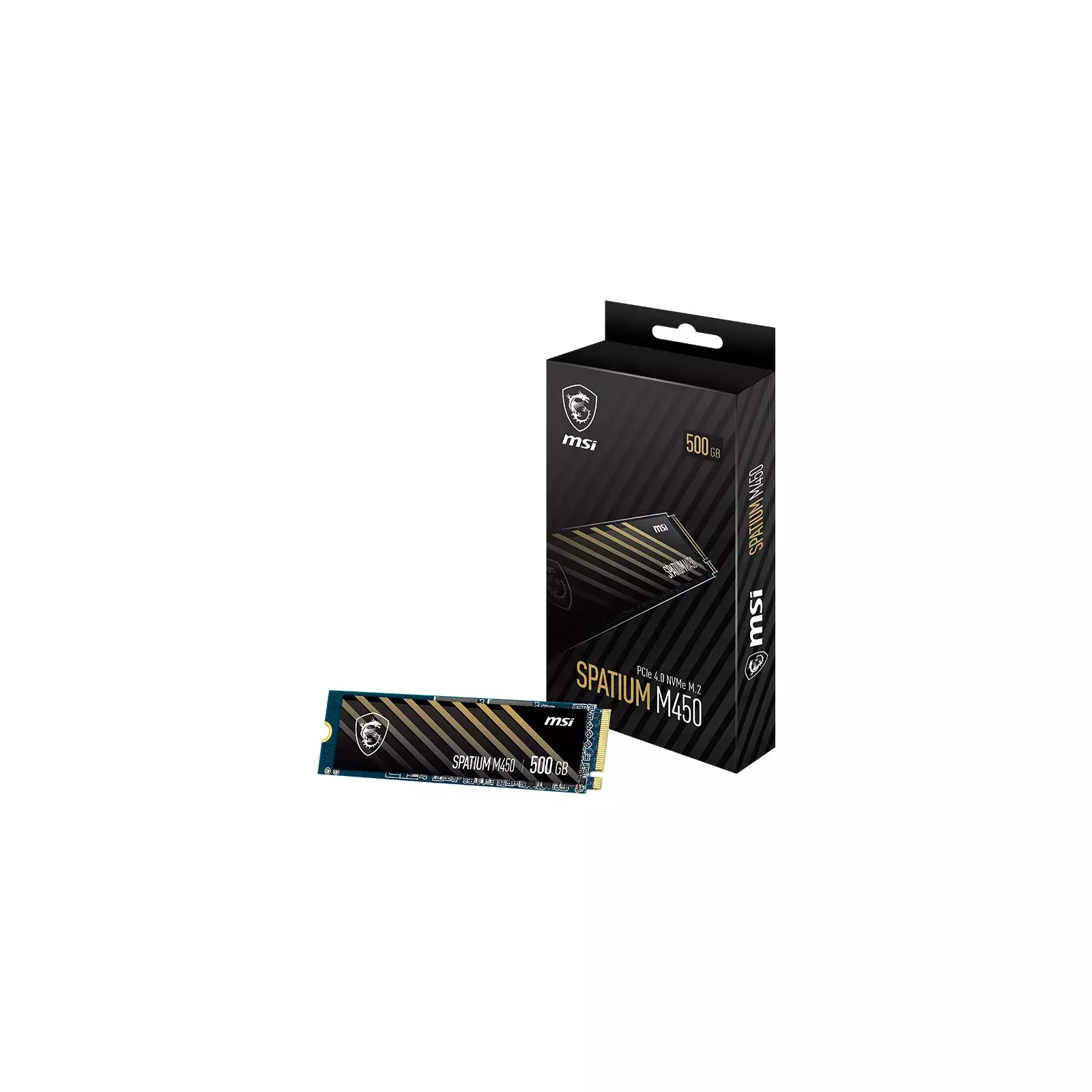 MSI SPATIUM M450 PCIe 4.0 NVMe M.2 500GB SPATIUM M450 PCIE 4.0