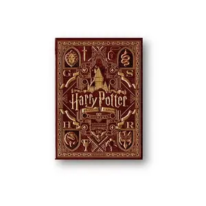Игральные карты Bicycle Harry Potter Gryffindor Red – стандартная колода 52 карты, тематический дизайн