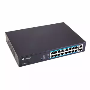 PoE slēdzis Milesight MS-S0216-GL 16 porti, 200 W rūpnieciskais