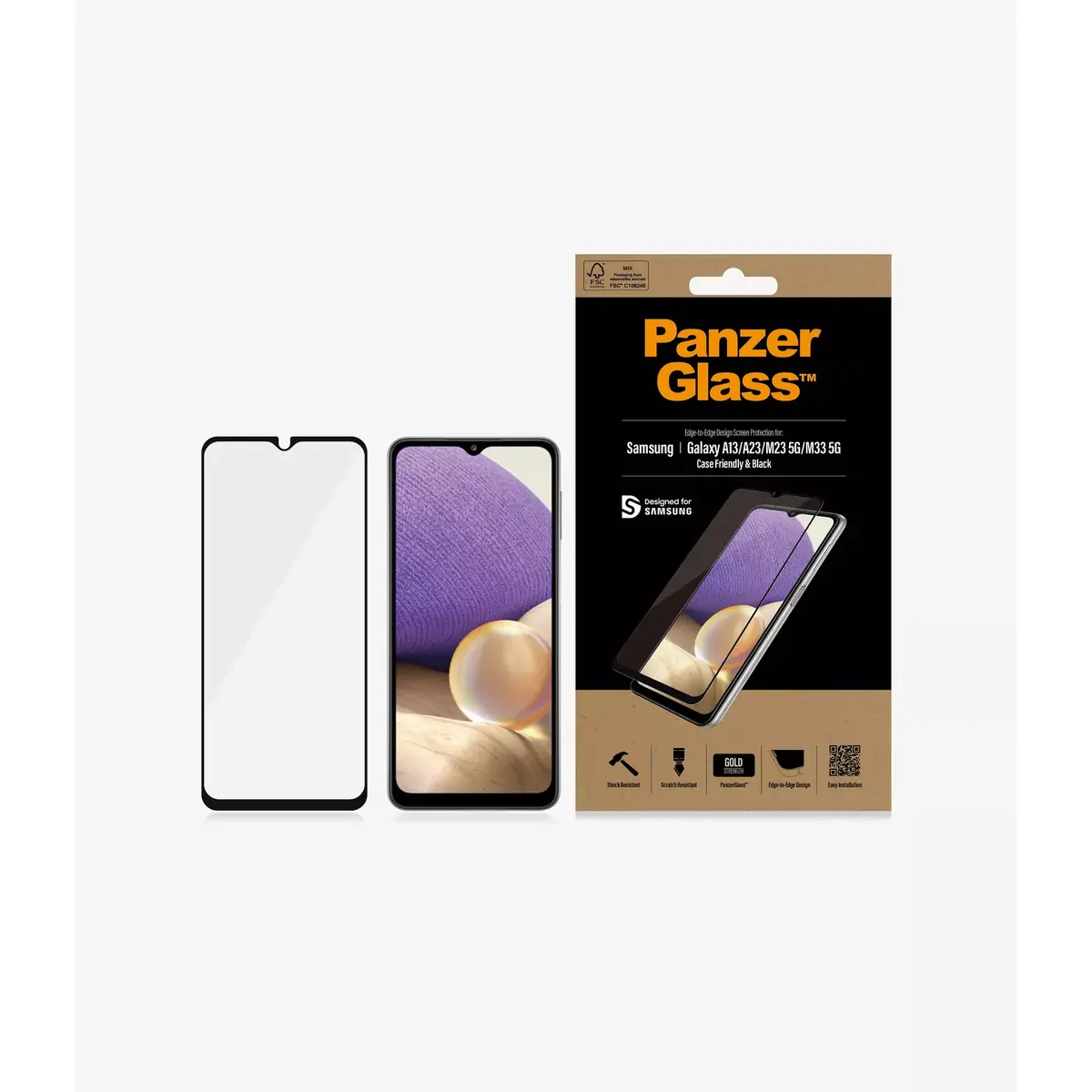 PanzerGlass ekrāna aizsargs Samsung Galaxy A13 A23 A23 5G Photo 6