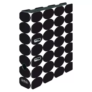 Ring Binder Herlitz maX.file A4 Black White FSC Certified