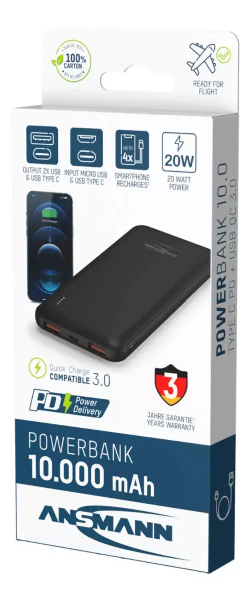 Portable Battery Ansmann PB320PD 1700-0148 Photo 11
