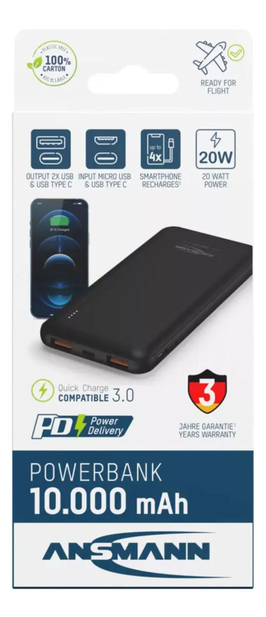 Portable Battery Ansmann PB320PD 1700-0148 Photo 12